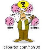Jet Lag and Jumpy Stock Market